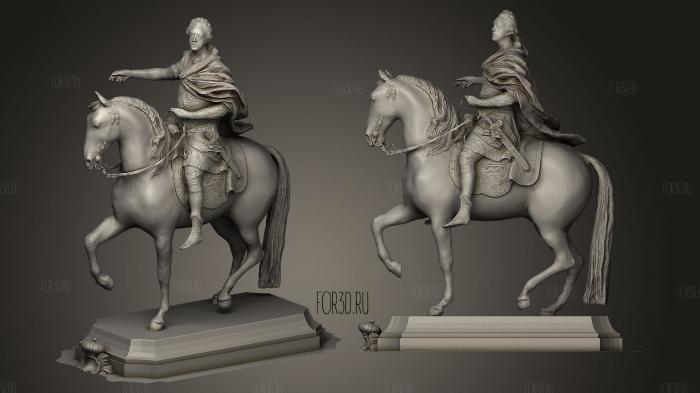 Louis XV stl model for CNC